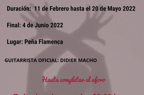 cartel concurso nacional de arte flamenco ciudad de ubrique